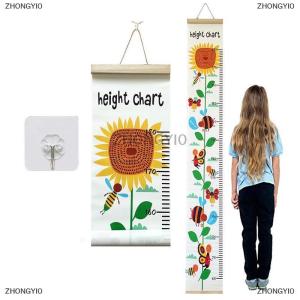 [COD] ZHONGYI0 Wooden Wall Hanging Wall Sticker For Kids Room Decoration Height Measure Ruler Wallpaper Baby Growth Chart Decor On The Wall