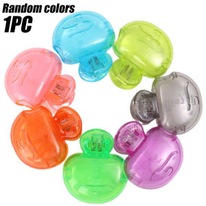 YESPERY คลิปครอบหัวแปรงแบบพกพา1/4ชิ้นป้องกันฝุ่นหัวแปรงที่ใส่สำหรับการเดินทางการเดินป่าการตั้งแคมป์