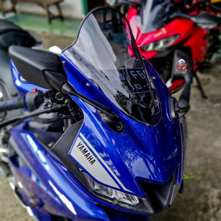 Indonesian Visor Yamaha R15 V3 Bubble Visor HARP MODZ Yamaha R15