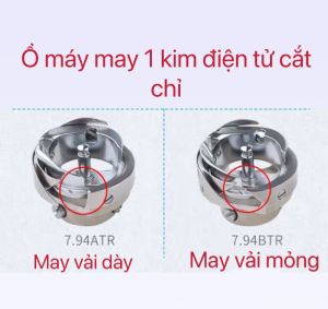ổ 1 kim điện tử cắt chỉ sử dụng máy may công nghiệp jack