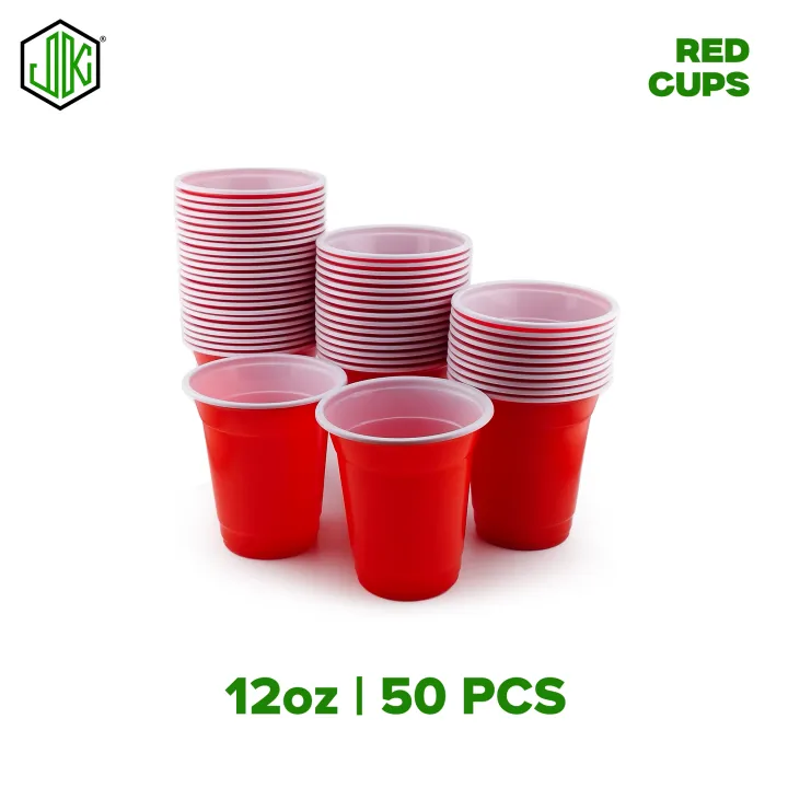 JKM%2050pcs%20Red%20Cups%2012oz%20For%20Beer%20Pong%20Party%20Drinking%20Cup%20-%20Image%203