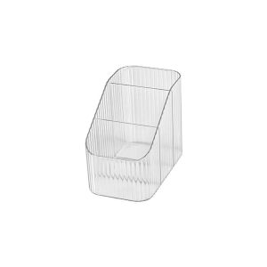 LD-K189 Organizer Kosmetik Rak Make Up Transparan / Tempat Remote AC TV HP Desk Storage / Rak Sekat
