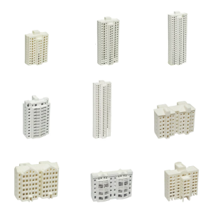 Quality Plastic Apartment Building Model For Model Railroads DIY Scenerys Craft Project Realistic Residential Design