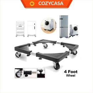 【CozyCasa】 Mobile Washing Machine and Fridge Base Stand 38-55 or 40-60cm