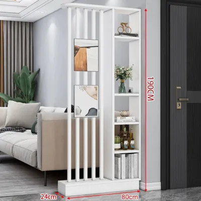 Simple Screen Frame Partition Rack Bookshelf Decorative Rack - Home Decor Living Room Bedroom Divide