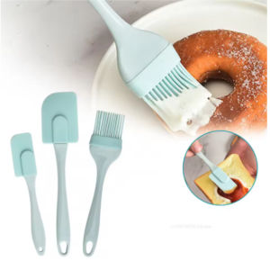Cream Scraper DIY Bread Cake Butter Spatula Mixer Oil Brush Kitchen Baking Tool Silicone All-In-One Baking Kitchen Utensil