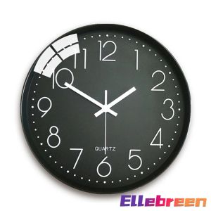 Wall Clock Silent Non-Ticking Round Wall Clock Modern Simple Style Fashion Watch