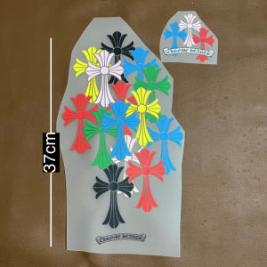 CHROME HEARTS  Setrika Kaos Press DTF Gambar Keren