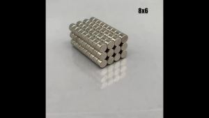 แม่เหล็กกลม 8x6 มม. 10-500 ชิ้น เครื่องมือ DIY งานฝีมือ ตู้เย็น ครัว ตู้เย็นสำนักงาน วิทยาศาสตร์ อุปกรณ์เสริม 8*6 มม.