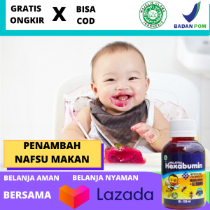 Obat Susah Makan Madu Penambah Nafsu Makan Anak Kecil Balita Usia 1 2 3 4 5 Tahun Lahap Makan Sulit Makan Gak Tidak Mau Makan Menambah Selera Makan Vitamin Agar Makan Banyak Gak Suka Nasi Buah Dan Sayur Penggemuk Badan Gemuk Sehat - Hexabumin