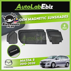 Mazda 8 2010-2020 NinjaShades Plus OEM Magnetic Car Sunshades (6pcs/set)