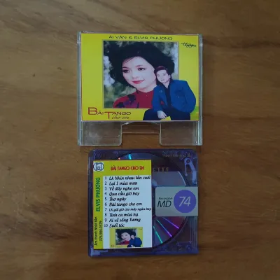[MDCD] Đĩa MD Bài Tango Cho Em - Á Vân và Elvis Phương - Đĩa MD Mini Disc