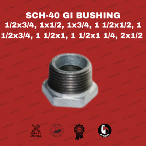 Bushing Heavy Duty GI SCH-40 – Galvanized Reducer Fitting