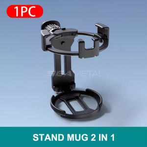 Car Phone Holder Stand Multi-Functional Air Outlet Vent Drink Holder Universal 2 in 1 Auto Air Vent Mobile Phone Bracket