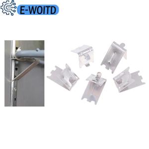 E-WOITD 5Pcs 304 Stainless Steel Refrigerator Shelf Support Clamp Commercial Freezer Shelf Clips Bracket Shelves Parts Home Accessories