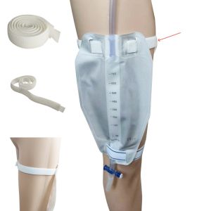 Catheter Fixator Elastic Drainage Straps Urine Bag Leggings Velcro Straps Comfortable External Durable