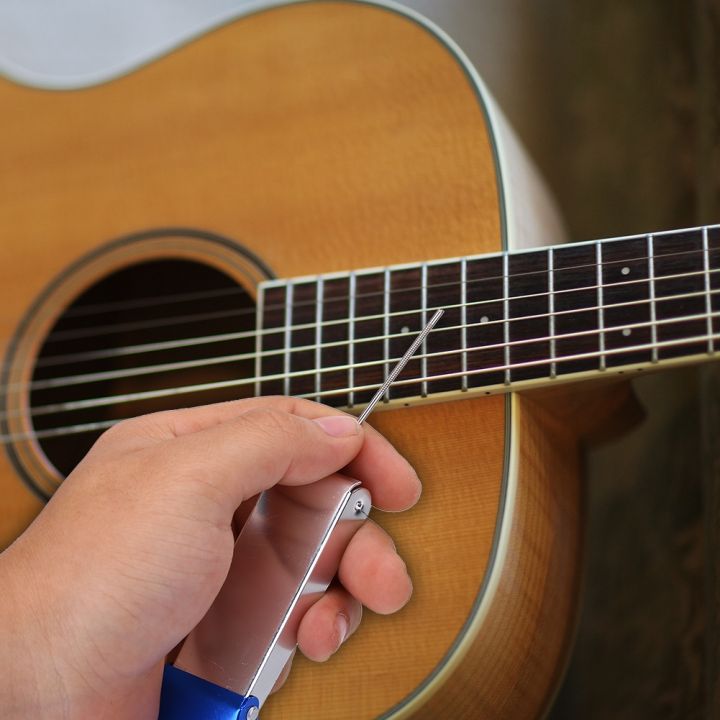Long-Shaft File Aluminum Alloy Guitar Nut Bridge File Set Practical for ...
