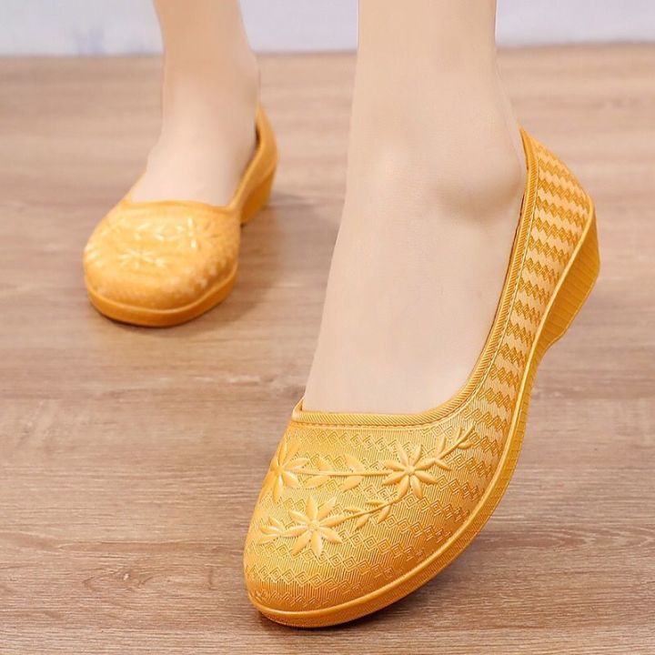 Waterproof Restaurant Work Shoes Women's Loafers Rain Shoes
