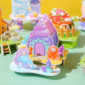 Assembled Card Small Size Vivid and Interesting Assembled Toys Intellectual Space Imagination