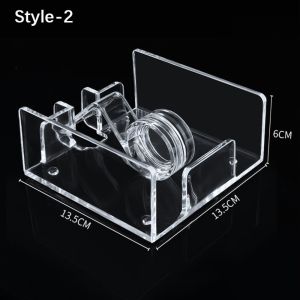 OWNNEW Transparent Desktop Upright Tissue Box Vertical Acrylic Paper Towel Box Sturdy Restaurant Napkin Box Party