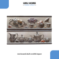 Lis Keramik Dinding Dapur Timbul Ukuran 8x25 cm MS Import. 