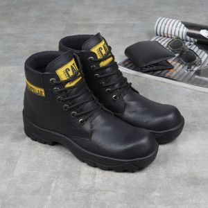 (Bisa Cod)Sepatu CAT SOPY Sepatu Safety Boots Ujung Besi Sepatu Pria Boots-Outdor-Hiking-kerja Lapangan