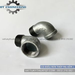 Co Điếu Ren Thép Mạ Kẽm Co Điếu Ren Mạ Kẽm 90 Độ