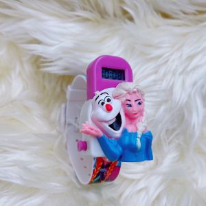 นาฬิกาข้อมือเด็กผู้หญิง ลายการ์ตูนน่ารักๆ มีหลากหลายสีให้เลือก