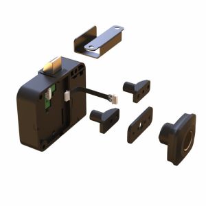 RAYKUBE Fingerprint Lock Smart Cabinet Locks Biometric Keyless Furniture Drawer Cabinet Wardrobe Fingerprint Locks For Drawer Cabinet