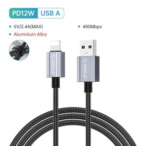ORICO 29W Fast Charging Cable USB A Type C For iPhone 15 14 13 11 12 X Pro Max Charger Adapter Wire Power Supply Charge Line