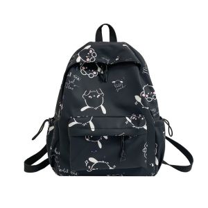 Balo đi học balo nữ chống nước Balo in họa tiết Puppy thời trang Hàn Quốc đụng vừa laptop 16inch BZ048