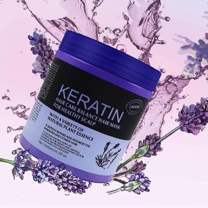 Kem ủ tóc Hấp dầu KERATIN COLLAGEN 1000ML LAVENDER BRAZIL NUT - Ủ hấp tóc cung cấp dưỡng chất KERATIN & COLLAGEN