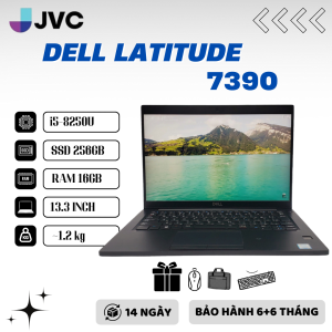 Laptop 95-96% Dell Latitude 7390 Core i5-8250U RAM 16GB SSD 256GB 13.3inch IPS FHD Pin 4-6H