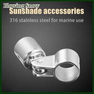 Blowing 1ชิ้นตัวติดด้านบนของเรือ Bimini ฝาครอบสไลด์ดาดฟ้าบานพับฝาปิดปลายท่อ19-32มม. อุปกรณ์เสริมสำหรับกระโจมปลายท่อ