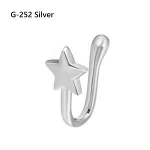 WRAPPER PRIVATE26WR6 Women and Girls Fake Nose Cuff Clip-on Nose Ring Clip-On Nose Ring African Nose Cuff Non-Piercing Nose Ring Cuffs