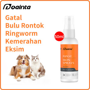 [Pengiriman cepat]PUAINTA 50/100/150/200ml Pipot Obat Jamur Spray Semprot Kucing dan Anjing Anti Scabies Jamur Ringworm Demodex Impetigo Kudis Koreng Gatal dan Luka Borok