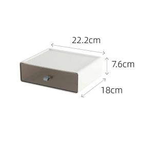 1PCS Desktop Stackable Organizer Drawer Office Accessories Storage Makeup Plastic Storage Container Bathroom Storag2026