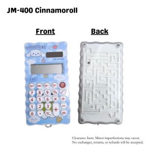 【READY STOCK🛒】2-in-1 Solar Cartoon Calculator & Maze Game 8-Digit for School Student Kids