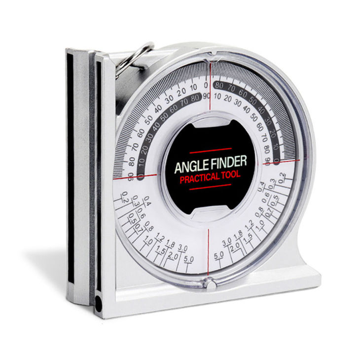 0-180 Degree Dial Angle Finder Protractor Inclinometer Level Magnetism ...