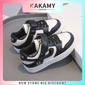KAKAMY Shoes for kids boys Korean style kids girls shoes Soft bottom lightweight and comfortable#4.18/01