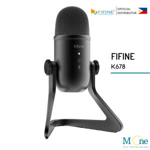 Fifine K678 Metal Cardioid Condenser USB Microphone MAC Windows compatible for Studio Recording Podcast Streaming Gaming
