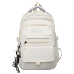 Nylon Waterproof Women Backpack Large Capacity School Bag For Girls Boys Multilayer Design Men Storage Backpacks Casual Bookbags