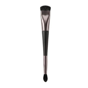 JMY Dual Ended Nose Contour Brush Double Headed Precision Shading Makeup Brush Soft Bristles Highlighting Contouring Blending
