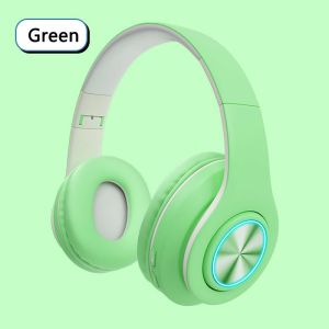 [ReadyStock]B39WirelessHeadsetBluetooth5.0ColorfulLEDWirelessHeadphonesOve-EarHeadphones