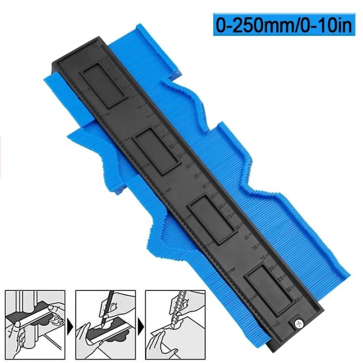 120mm / 250mm Profile Gauge Contour Ruler Shaper Irregular Contour ...