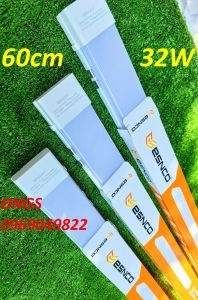 Combo 2 - 3 bộ đèn led bán nguyệt vuông 60cm 32W sáng trắng 7000K ESNCO.