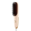 Japan AKIRA Mini Portable Ceramic Negative ion Hair Straightener Comb  Straightening Beard Brush for Men Hair Styling Beauty Tools. 