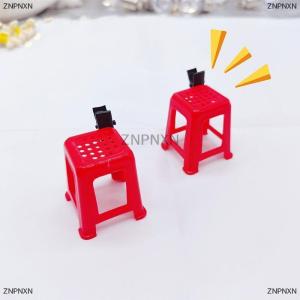 [COD] ZNPNXN Simulate Fun Unique Red Stools Hairpin Funny Hair Clips Hair Accessories