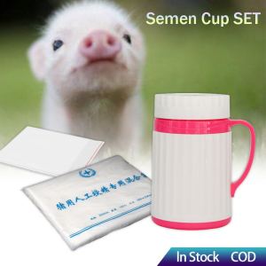 [In Stock]650ml Pig Semen Cup 100pcs Semen Collection Bag 100pcs Semen Filter Paper Environmental Protection 1L Artificial Insemination Bag Boar Semen Collection Sperm Fine Dilute Livestock Breeding Non-Woven Clean Paper Health Environmental Protection