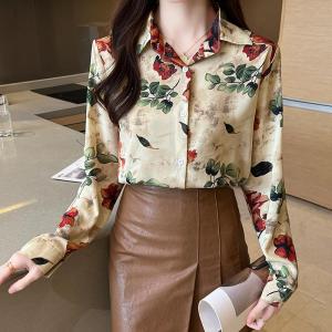 ohho w452 เสื้อเชิ้ตคอปก แขนยาว มีกระดุมด้านหน้า  อย่างดี ผ้าไม่หนามาก ผ้าดี ใส่สบาย เสื้อผ้าสำหรับคนอ้วน